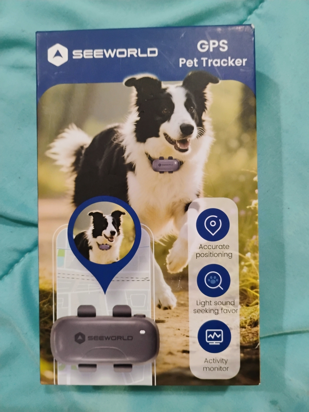 NEW IN BOX – SEEWORLD P2 (LA) GPS Pet Tracker